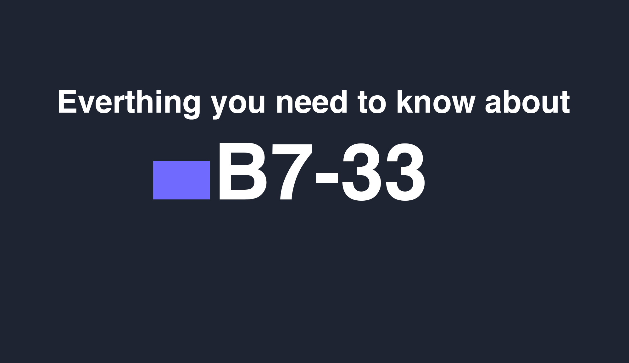 B7-33 Everything you need to know. | World Of Peptides