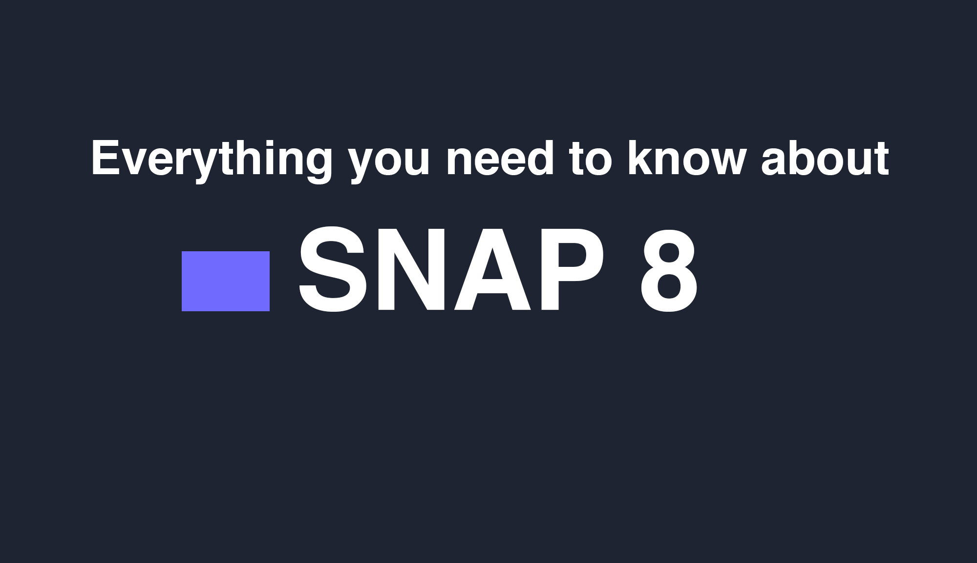 Snap 8 - Everything you need to know. | World Of Peptides